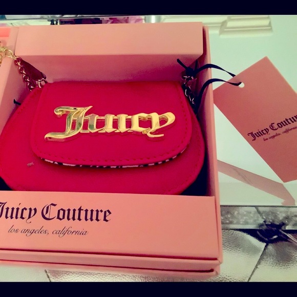Pretty juicy couture wallet crossbody with matching keychain - Picture 3 of 3